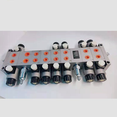 Duurzame 24V 6 Bank Hydraulische Valve Manifold voor Solenoïde Valve Steel Block