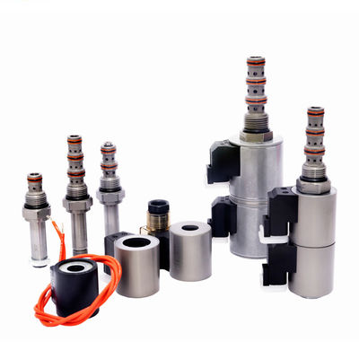 Vloeibare olie-plug-in cartridge solenoïde klep twee positie twee manier