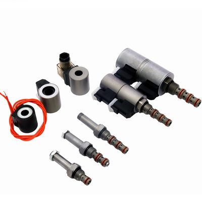 Geïntensiveerde Dual Coil Cartridge Solenoïde Valve Hydraulische 4 Way 3 positie
