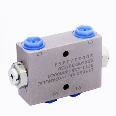 Pilot bediende hydraulische dubbele controlepul hoofddruk 350 bar