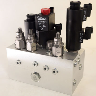 Modulaire Hydraulische Valve Manifold Groepen Aluminium Manifold Block