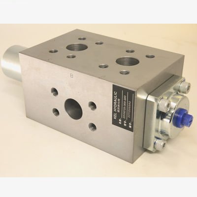 Elektrische magnetische manifoldklep Stalen standaardhydraulische manifoldblok