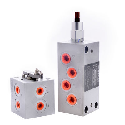 8 Weg 2 Positie Hydraulische magnetoventil Elektrisch stalen carrosseriemateriaal