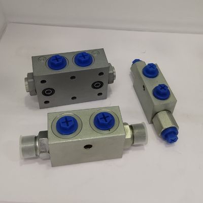 Dual-Pilot bediende checkklep cartridge aangepaste hydraulische vergrendelingsklep