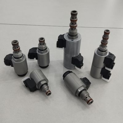 Industriële 4-poort solenoïde klepcartridge Elektromagnetische hydraulische klep