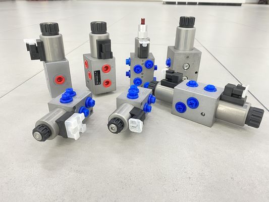 60bar 2 Positie Hydraulische magnetoventil Achtweg JIS oliepoorten
