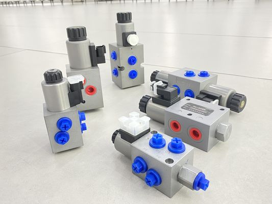 Hydraulisch elektrisch 6 weg 2 positie solenoïde klep met ER / DG connector