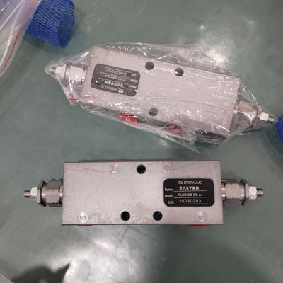 A070381.01.00 Overcentrale klep met dubbele cartridge G1/4 G1/2 G3/8 G3/4 Oliepoort Tubulaire draad Tegenbalansklep
