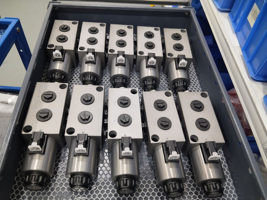 Grote stroom hydraulische solenodi klep met stroom 160L ER of DG aangepast 6 manieren 2 Positie solenoid klep