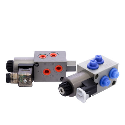 Cartridge Hydraulische magnetoventil 2 Positie 6 Way Manifold Block aangepast