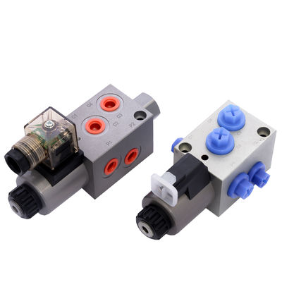 Hoog efficiënte magnetoventil 6 weg 2 positie hydraulische elektrische klep